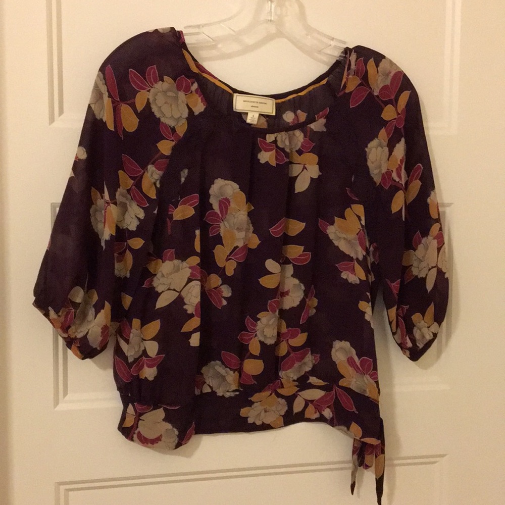 Floral Silk Blouse